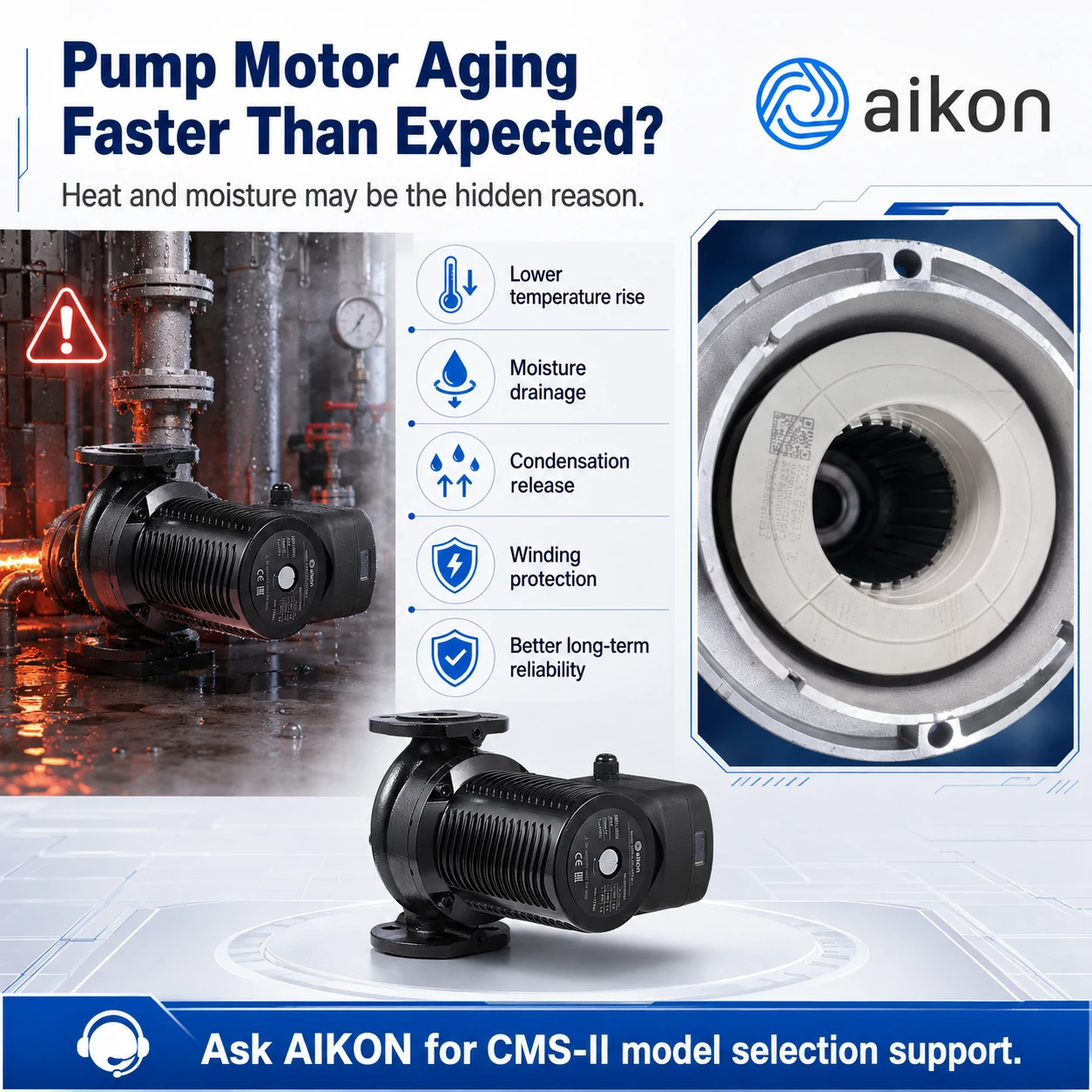 Why Heat and Moisture Can Shorten Circulation Pump Motor Life