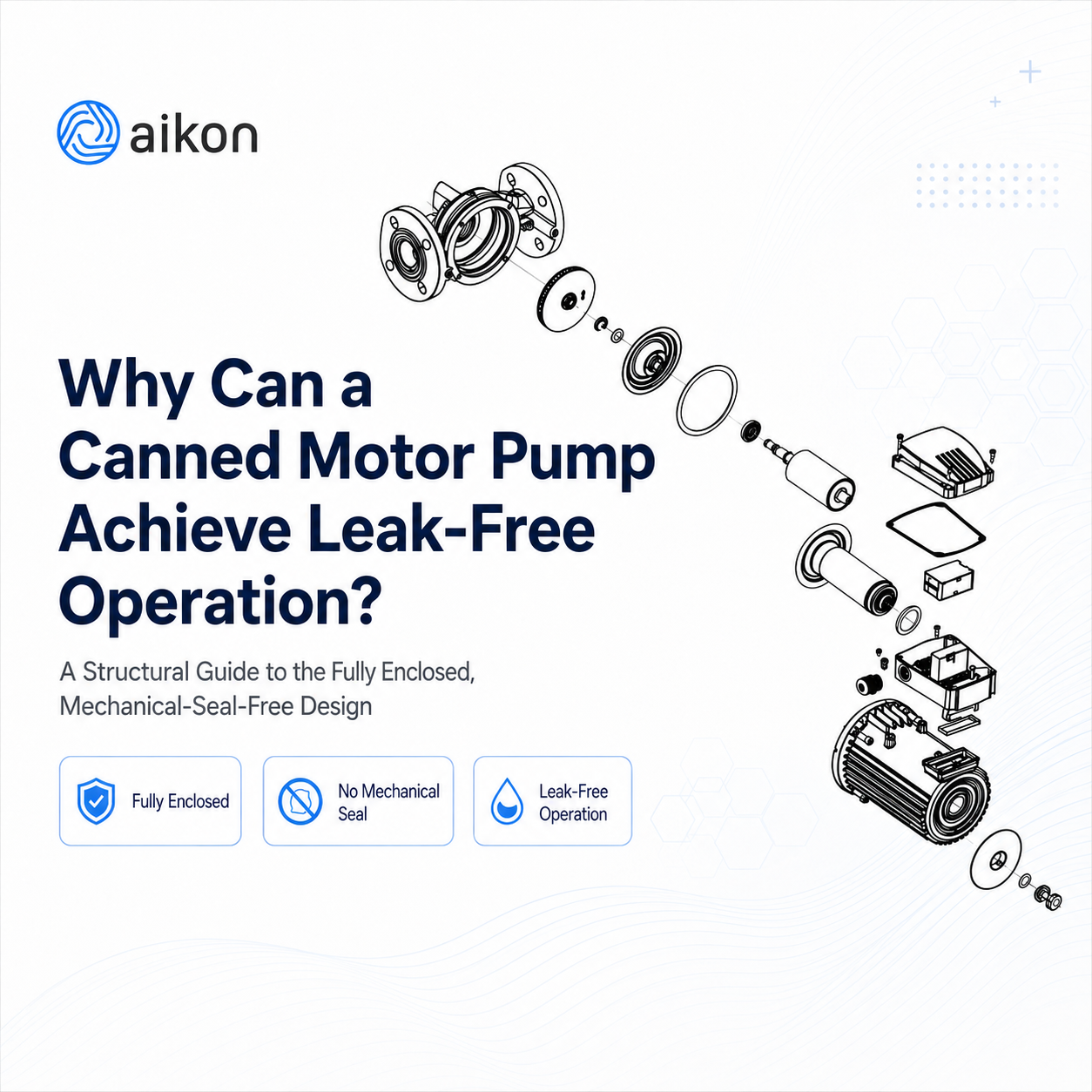 Why Can a Canned Motor Pump Achieve Leak-Free Operation? A Structural Guide for HVAC Systems