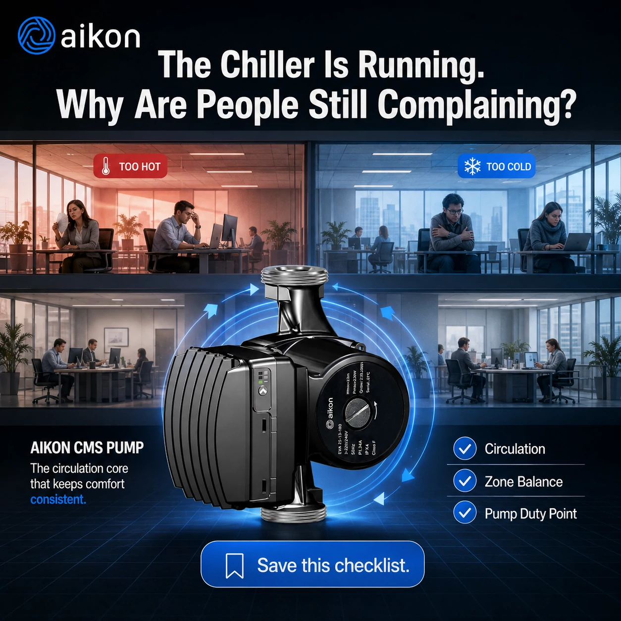 Office Comfort Complaints: Is the Real Problem in the Circulation System?