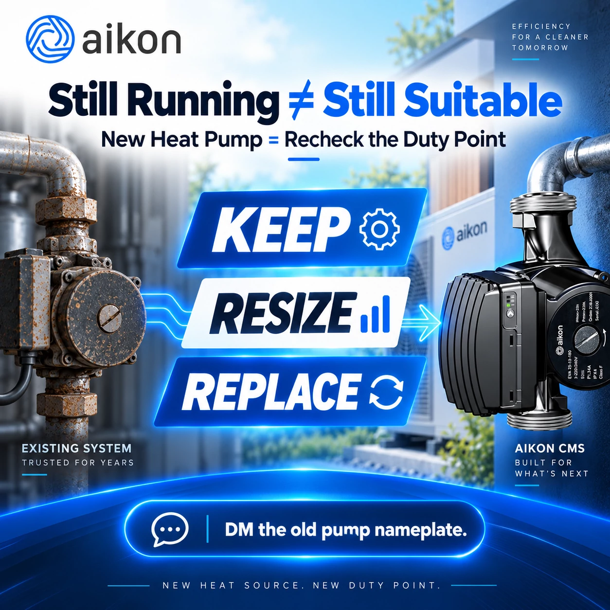 New Heat Pump, Old Circulation Pump—Should It Stay?