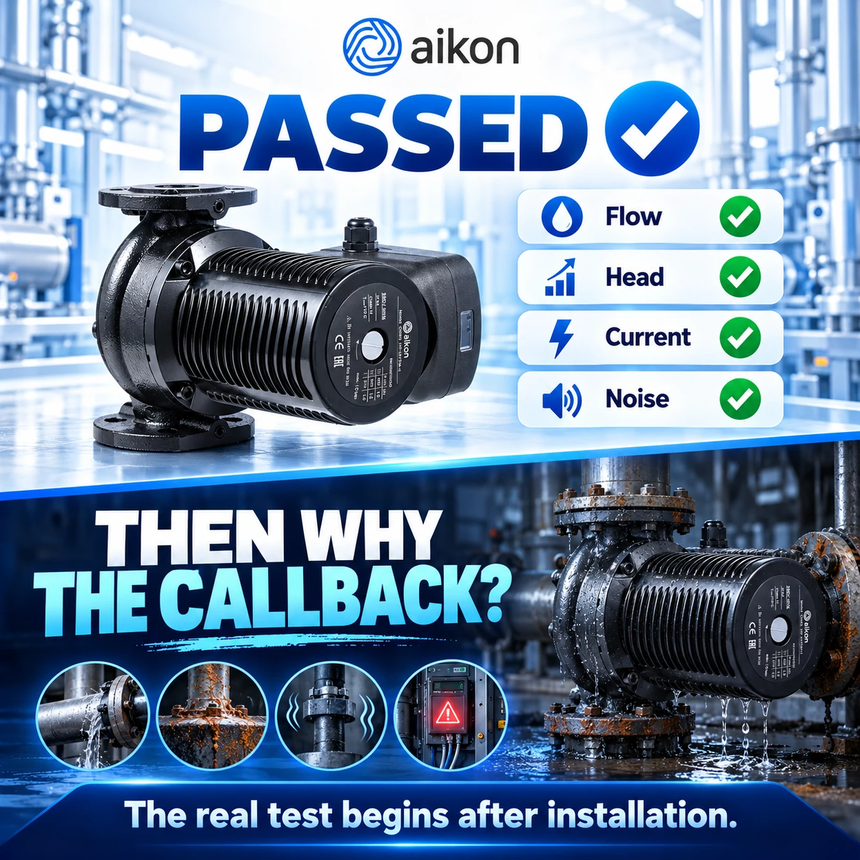 Why Do Some Pumps Pass Factory Tests but Still Cause Problems on Site?