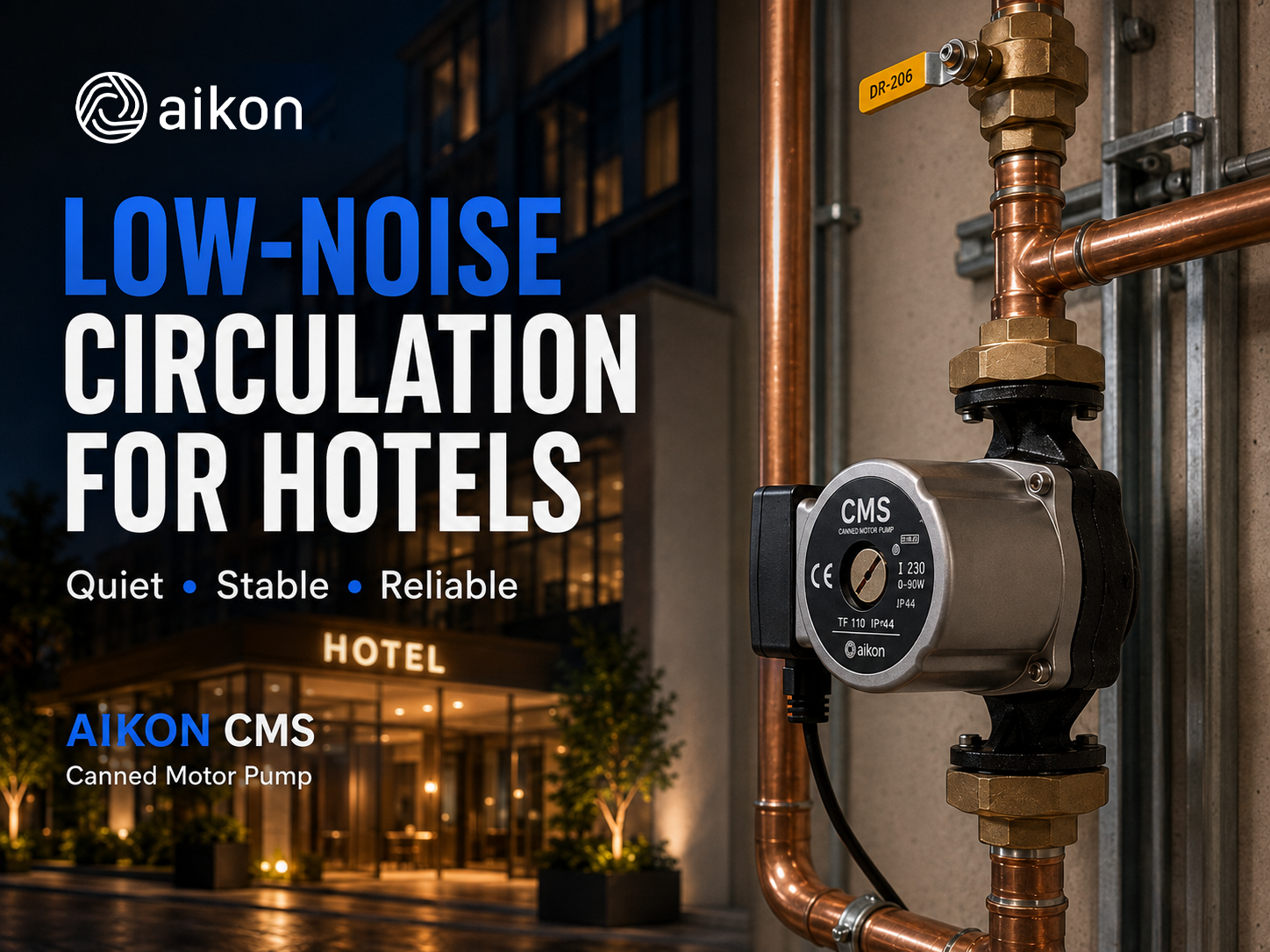 Hotel Circulation Pump Noise: Why Flow & Head Aren’t Enough | AIKON CMS